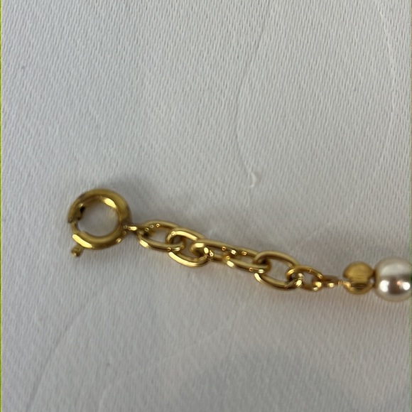 Helena Rubinstein Vintage Gold Tone Beaded Necklace Signed HR Paris. - Picture 5 of 14